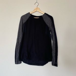 Fleece reflective long sleeve